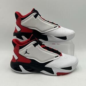 Men's Size 11.5 Nike Jordan Max Aura 4 White Black University Red DN3687 106